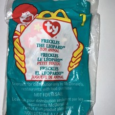 Ty Teenie Beanie Baby Freckles The Leopard Plush McDonald's Toy Vintage