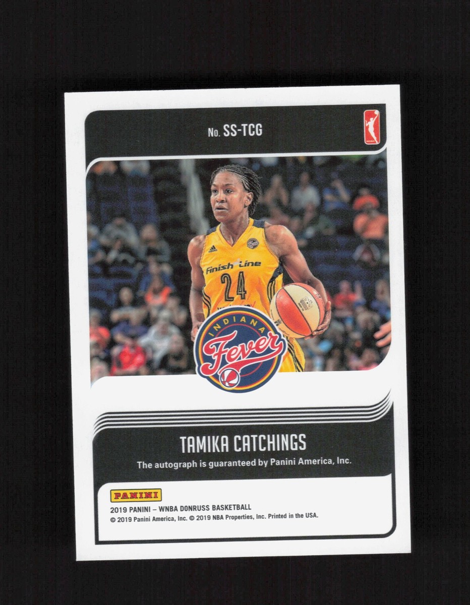 WNBA Tamika Catchings サイン入り雑誌 2019 Donruss WNBA Tamika Catchings Signature Series Press