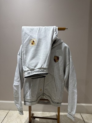 Aime Leon Dore Porsche Full Zip Hoodie Sweatshirt & Sweat Pants Grey medium
