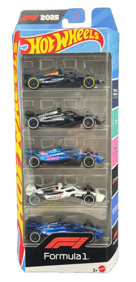 Hot Wheels 2026 HW Formula 1 5 Pack RB Mercedes AMG BWT Alpine HAAS Williams