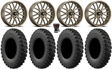ITP Hurricane 18" Wheels Br 40" MotoCrusher Tires Kawasaki Mule Pro FXT  KRX