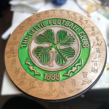 Inspired By Celtic F.C. Crest with Team Players’ Autographs