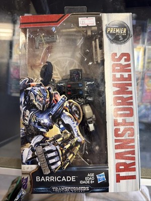 Transformers Last Knight Deluxe Barricade Misb 2017 Htf .