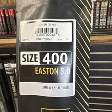 Easton 5.0 High Velocity 5mm Acu Carbon 400 Spine Shafts 12pk 702048 2048