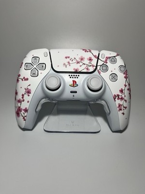 Custom Sakura PS5 Controller - UPGRADED TMR (Zero Drift) & Battery Upgrade