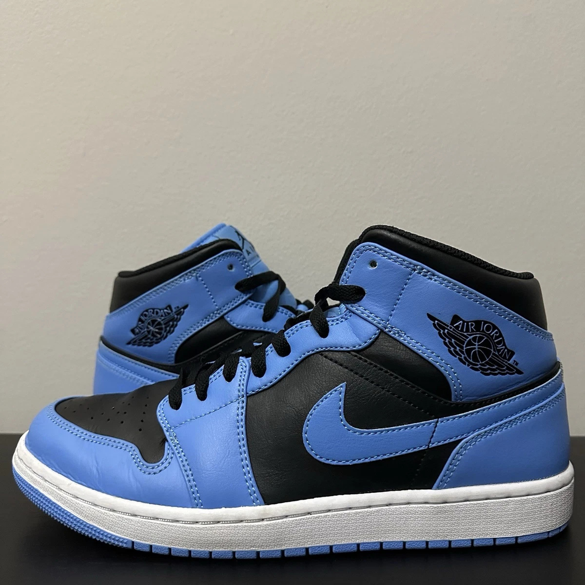 Jordan 1 Mid University Blue Black - огромный выбор по лучшим