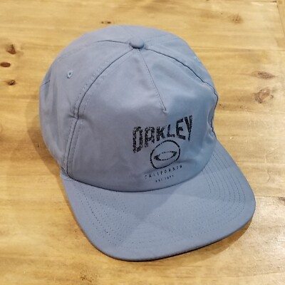 Oakley Hat Cap Snapback Blue California High Lightweight Est 1975