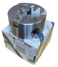 Bison 100mm 3 jaw lathe chuck int/ext jaws steel chuck 3504-100 from Myford ltd