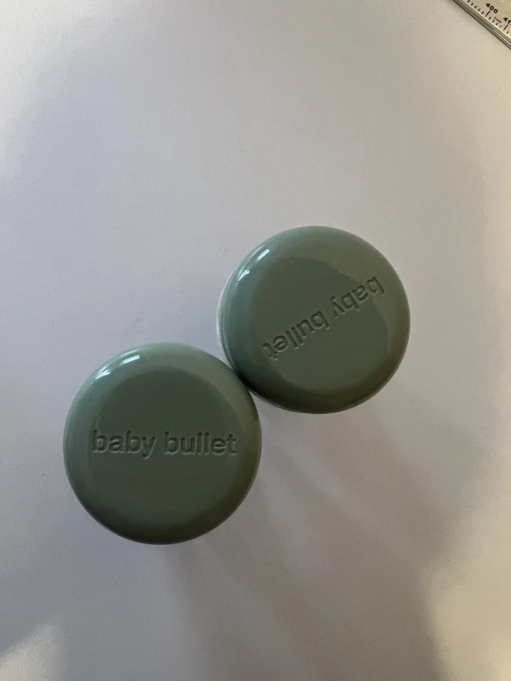 MAGIC BABY BULLET, запасная часть, ТОЛЬКО циферблат с датой, чашки для хранения продуктов, крышка, набор из 2 - Изображение 3 из 4