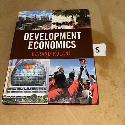 Development Economics (The Pearson Series in economics) by Roland, Gérard, NEW B
