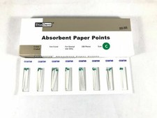 DIADENT Absorbent Paper Points Sterilized Color Coded 200/Pack Cell Pack Size C