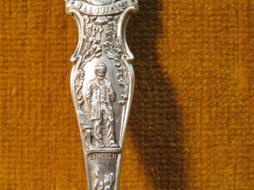 Vintage Sterling Silver Souvenir Spoon “Post Office Chicago”, Signed, 26.1g - Picture 5 of 12