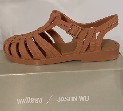 Melissa X Jason Wu Women s Size 8 Jellies New In Box Dark Beige