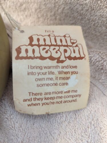 Vintage Mini Meepuls 1974 Novelty Wax Candle Unburned W/ Tag Nose Picker RARE - Picture 4 of 13
