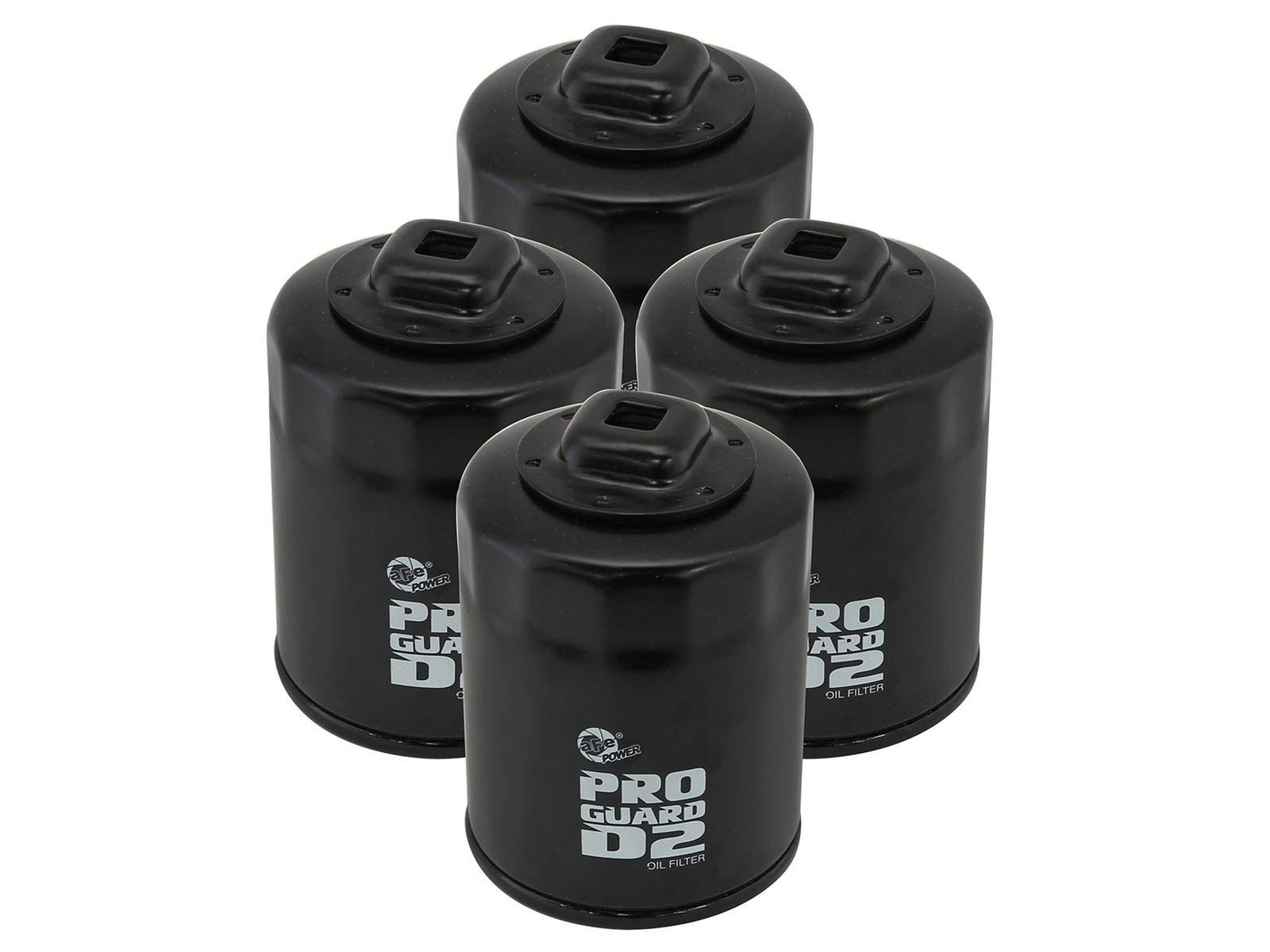 aFe Power 44-LF016-MB Pro GUARD D2 Oil Filter Heavy Duty Canister, 4 pack