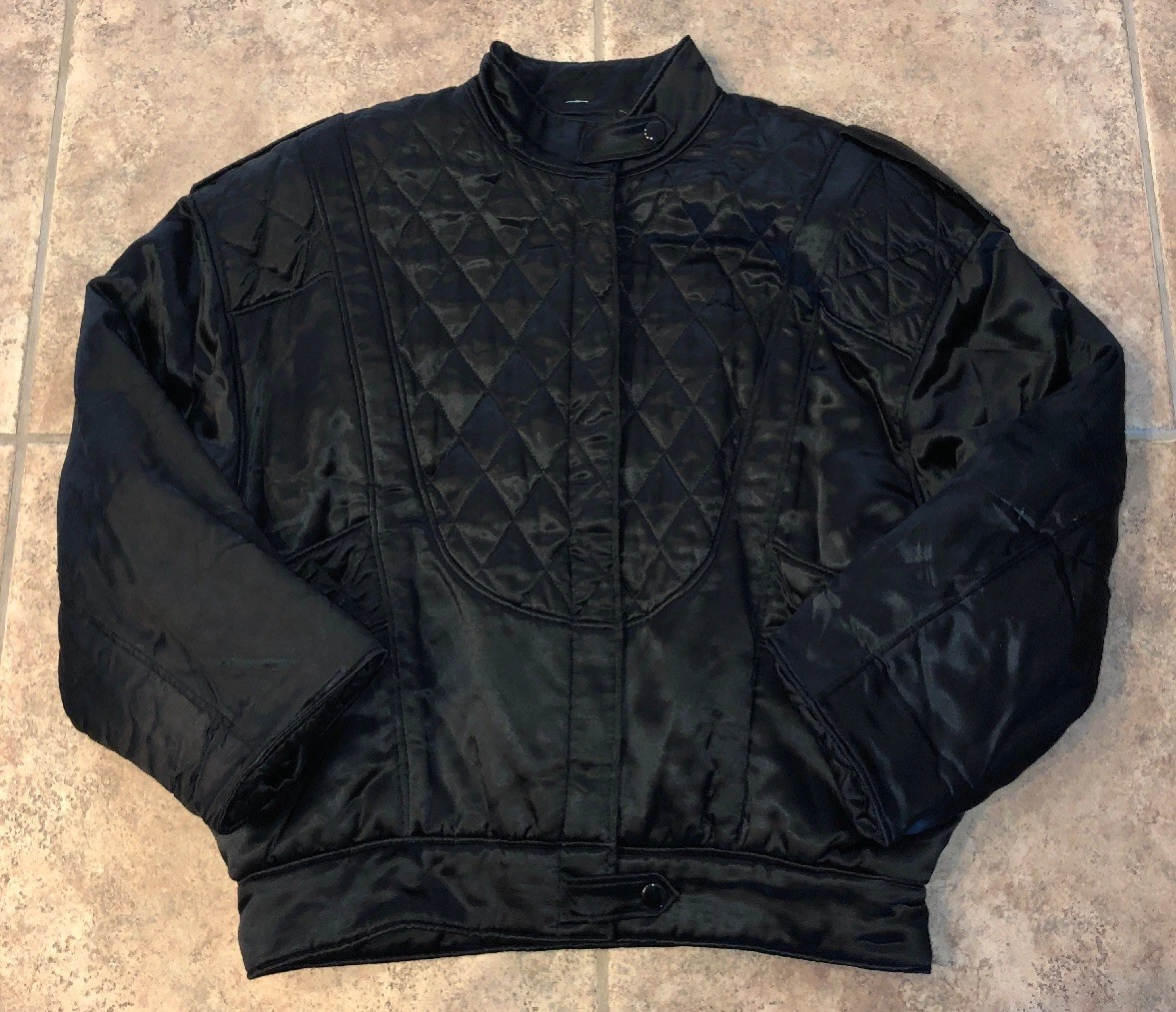 Vtg Crisca Women’s WEST GERMAN MADE Quited Jacket Size 40