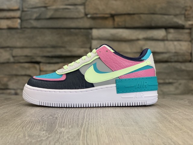 Women's shoes Nike W Air Force 1 Shadow SE Solar Flare/ Atomic Pink-Baltic Blue
