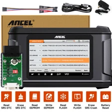 Automotive OBD2 Air-bag Module Reset Tool SRS Crash Data Read and Clear Scanner 
