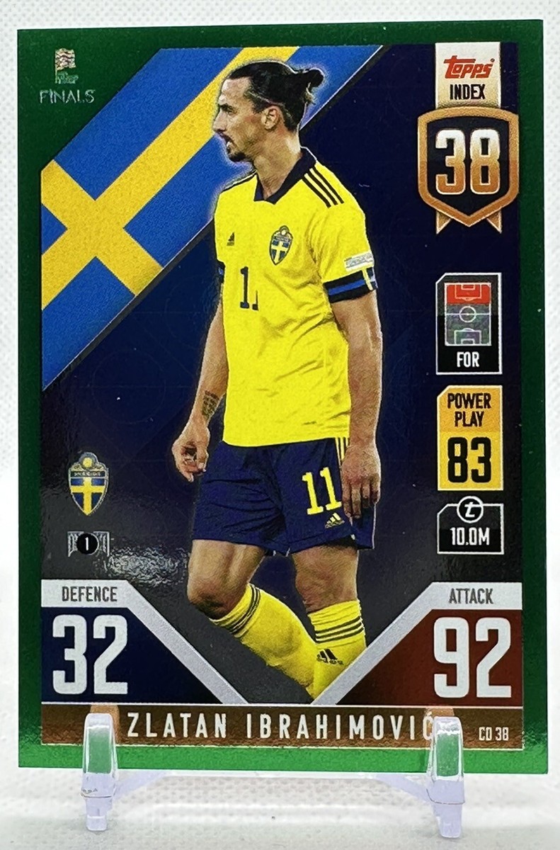 Zlatan Ibrahimovic 2022 Topps Match Attax 101 Road UEFA Finals #CD