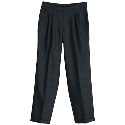 Michel René (Portugal) 90s, Dobby Weave, Pin-Dot Floats, Structured Pleats