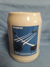 VINTAGE! SIEMENS AIR TRAFFIC MANAGEMENT AVIATION RASTAL .5L BEER STEIN