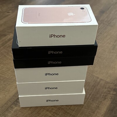 empty Apple iPhone boxes lot Mixed Of For 13 pro Max And Older Versions 