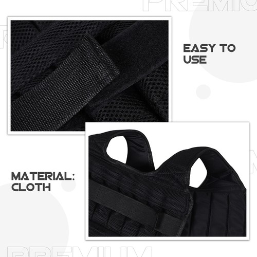 Gilet Poids Corps collections Pour Entraînement En Force Course Marche Avec 20kg Réglable