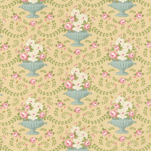 Quilting Patchwork Sewing Fabric TILDA HAPPY CAMPER FLOWERBEES EGGNOG 50x55cm FQ - Picture 3 of 3