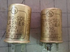 Lot of 2 Heavy Duty Tung-Sol Flashers 550 12V