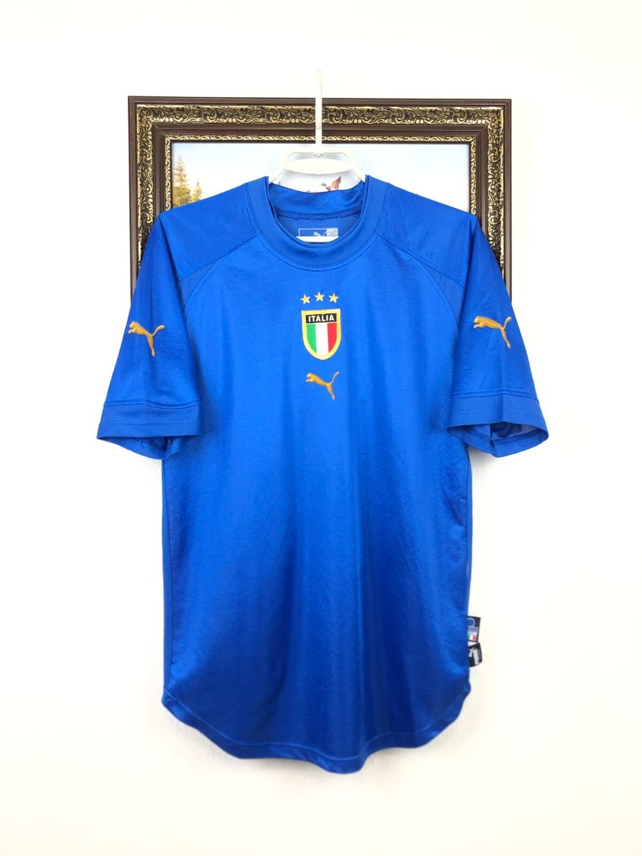 Italy Home football shirt 2004 Soccer Puma Maglia Jersey Mens