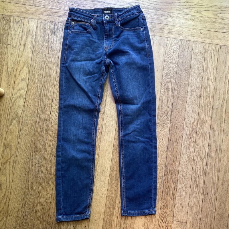 Hudson Girls Size 10 Blue Skinny Jeans