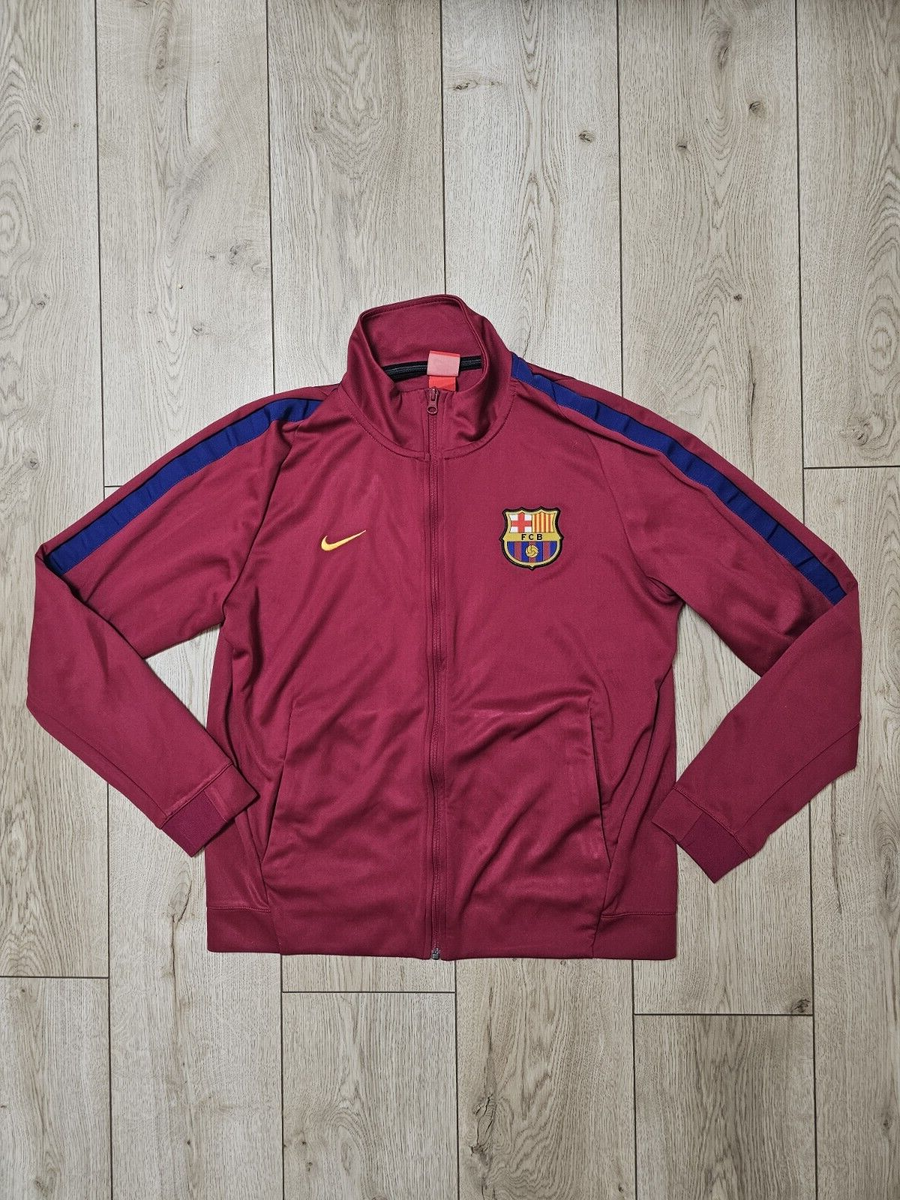 BARCELONA 2017 2018 TRAINING FOOTBALL JACKET TOP SOCCER JACKET ZIP