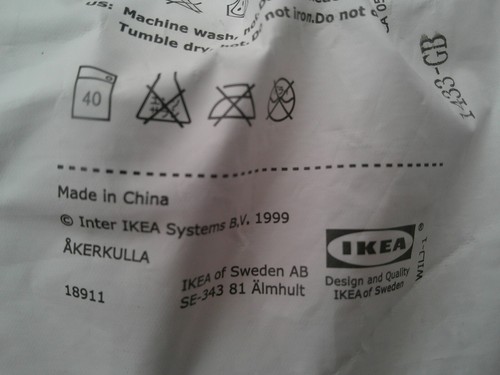 Ikea Akerkulla Kissen bestickt - Bild 5 von 9