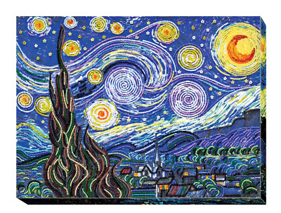 Abris Art Bead Embroidery Kit - Starlight night AB-397