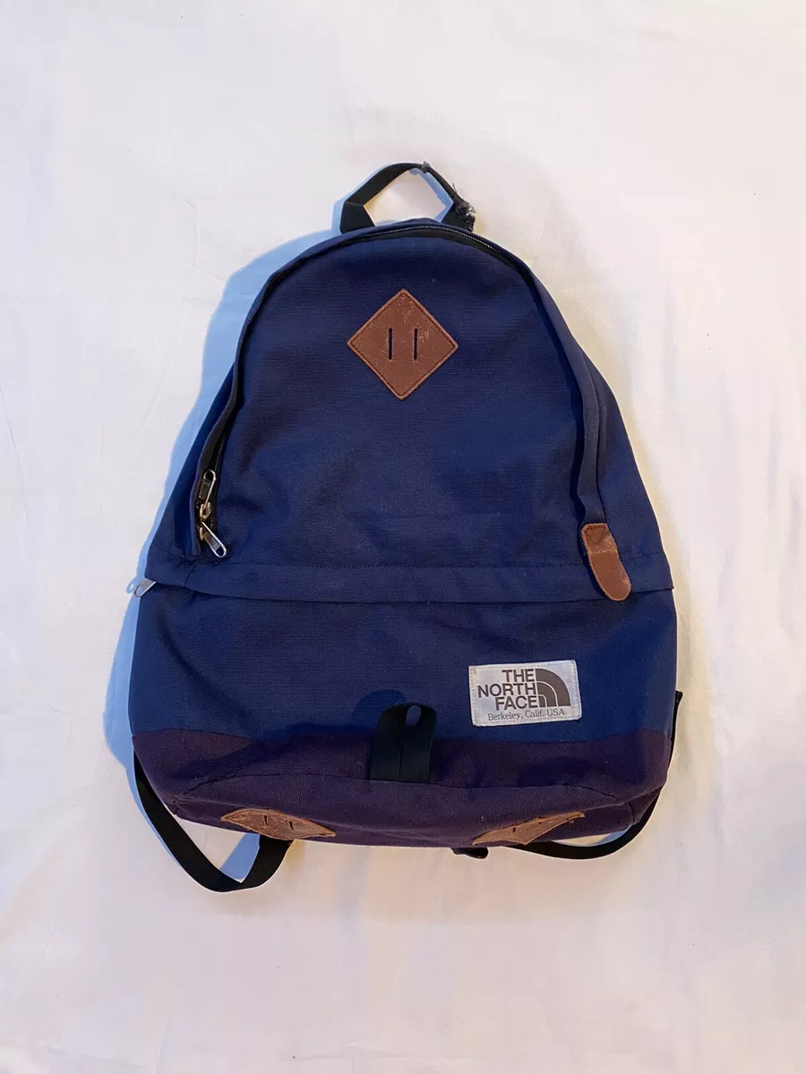 Vintage The North Face Brown Label Daypack Blue Berkeley Ca USA