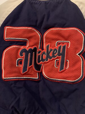 Vintage Disney 90s Mickey Mouse “28” Varsity Bomber Jacket Youth