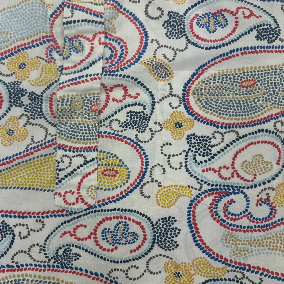 Camisa Hawaiana Reyn Spooner Para Hombre Grande Multi Estampado Paisley Botones Popover Foto 4 de 4