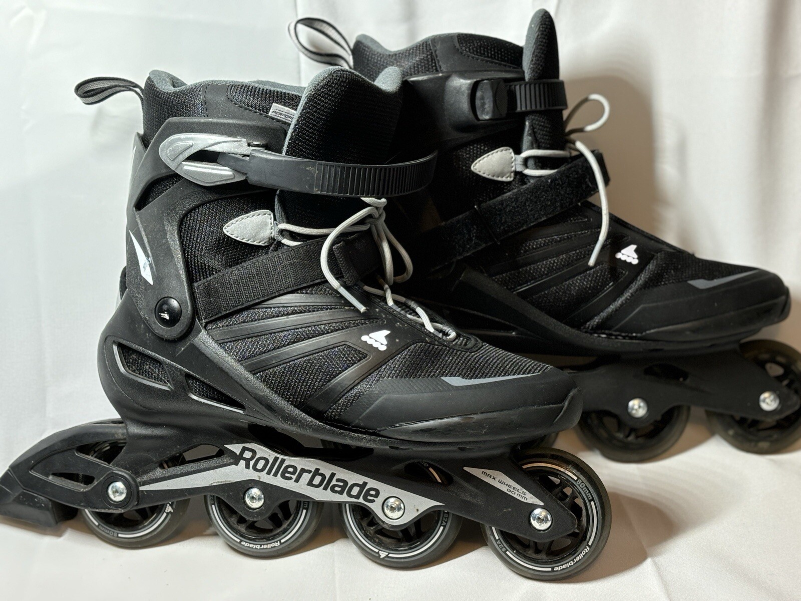 Rollerblade Zetrablade Inline Skates Black 10 Adult Men Rec Fitness Rollerblade