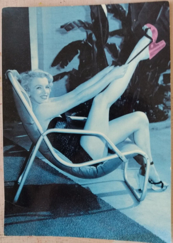 Postcard of Marilyn Monroe