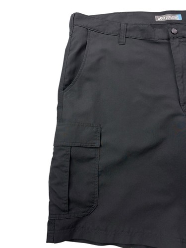 Pantalones Cortos Carga Lee Para Hombre Talla 42 Negros Negros Cremallera Poliéster 42" Anx11" Puls. - Imagen 3 de 24