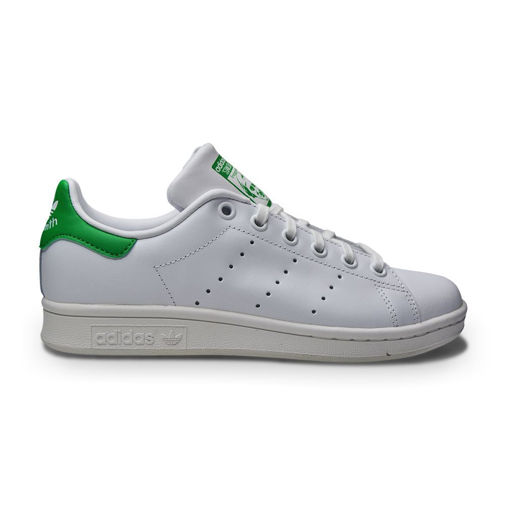 Кроссовки Adidas Stan Smith J DB3568 бело-зеленые, Великобритания, 4 / 36 евро, 2/3 , 4,5 доллара США