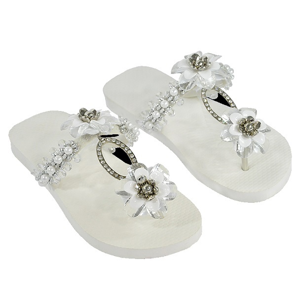 Chanclas de lujo - Chanclas de Simone Herrera - Línea glamurosa - BELLA