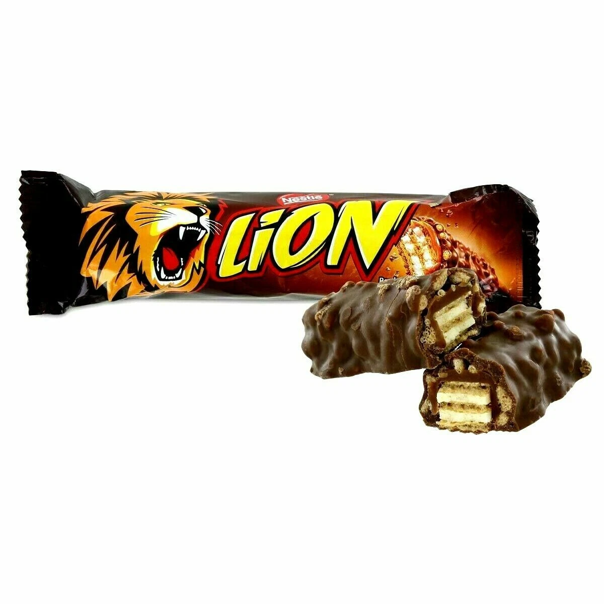 Nestle LION ORIGINAL CHOCOLATE Bars Full Box 41g x 40 Wrapped