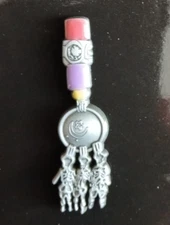 DSF POTC4 Jack Sparrow's Beads Pin~2011~LE 300~Pin# 84391~BRAND NEW ON CARD!