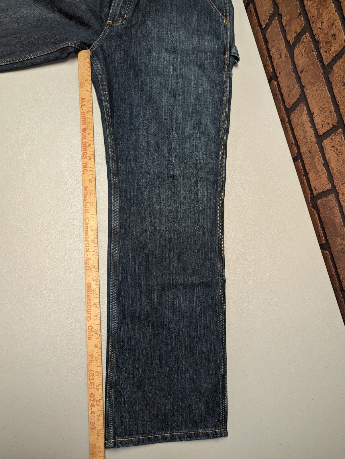 NWT Men's Carhartt Holter Dungaree Jeans - Relaxed Fit  38x32