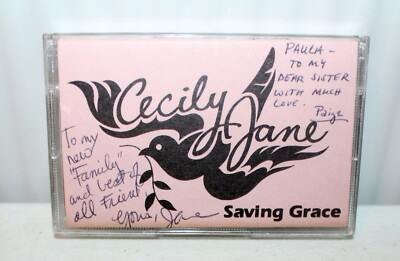 Saving Grace by Cecily Jane (Cassette, 1991) Religious Gospel Music