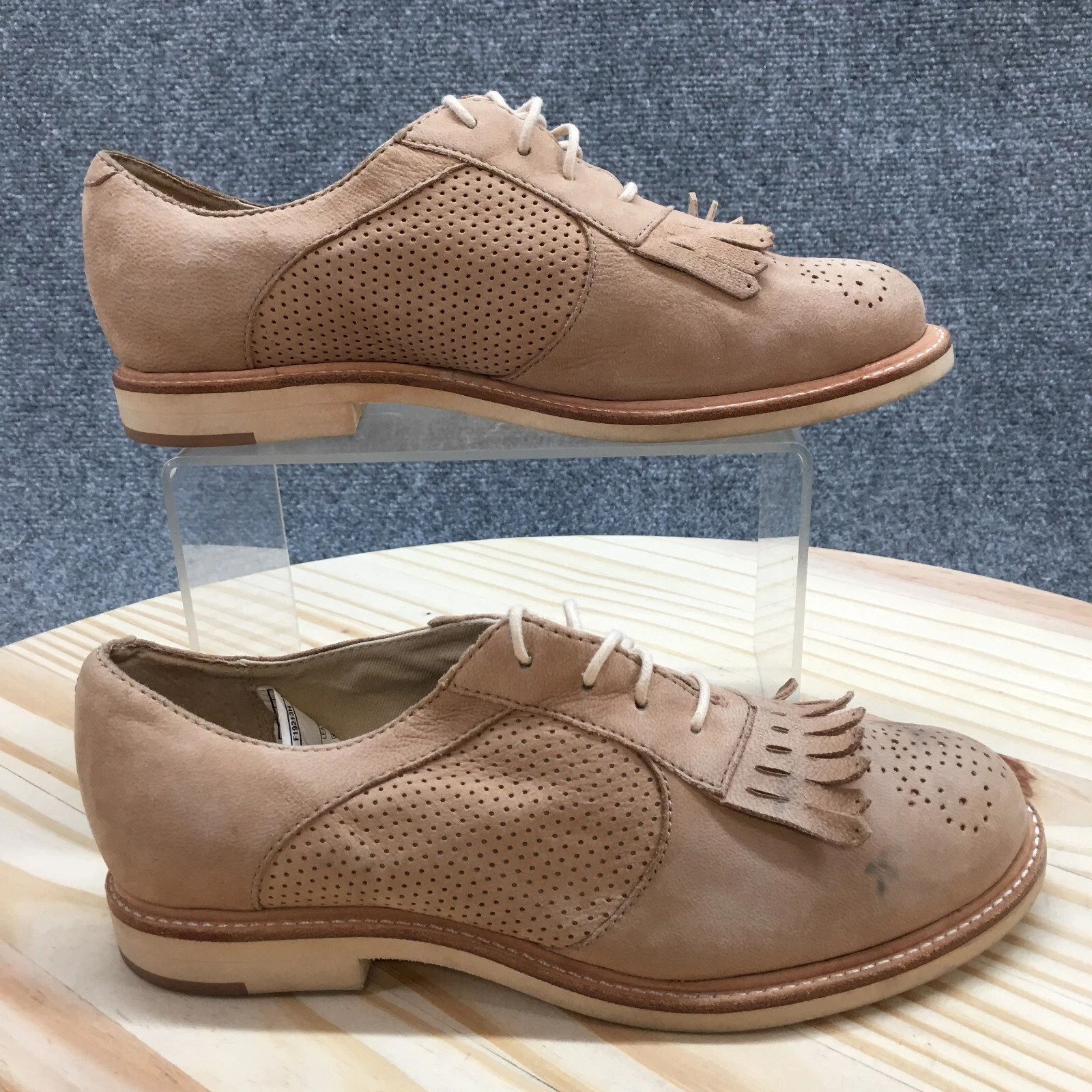 Scarpe UGG donna 5 5 Bernett eleganti kiltie stringate Oxford 1004305 pelle marrone