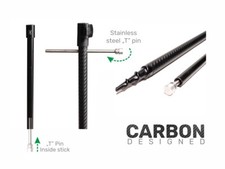 Carbon Look Bankstick bis 110cm & 3´er Buzze...