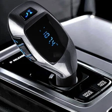 USB Car Charger Wireless Bluetooth FM Transmitter Modulator TF MMC MP3 Player US