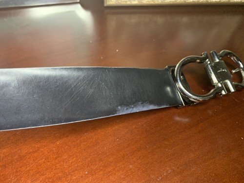 Cintura reversibile da uomo Salvatore Ferragamo taglia 38 nera e talpa - Foto 4 di 14